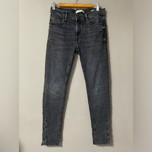 Mango Man Jude Skinny black stretchy jeans in size 30